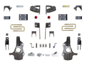 2019-2025 SILVERADO/SIERRA 1500 2WD/4WD 2"/4 LOWERING KIT (ADAPTIVE RIDE MODELS)
