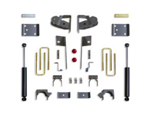 2019-2025 SILVERADO/SIERRA 1500 4" REAR LOWERING BOX KIT