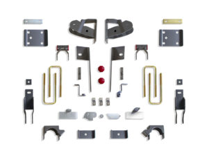 2019-2025 SILVERADO/SIERRA 1500 2WD/4WD 4" REAR LOWERING BOX KIT (ADAPTIVE RIDE MODELS)