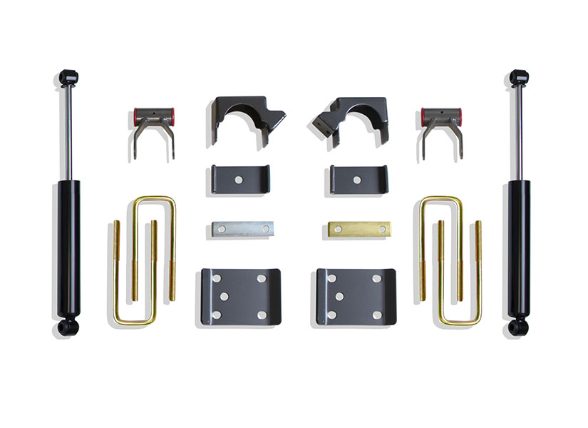 2019-2025 SILVERADO/SIERRA 1500 6" REAR LOWERING BOX KIT