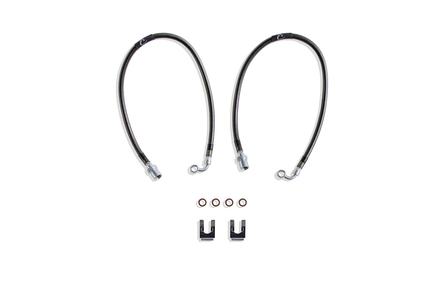 2006-2024 RAM 1500 (5-LUG) 2WD EXTENDED BRAKE LINES (FRONT)