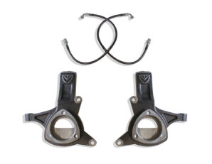 2016-2018 SILVERADO/SIERRA 1500 2WD | 2015-2020 GM SUV 2WD 5" LIFT SPINDLES W/ BRAKE LINES (STAMPED STEEL/ALUM. ARMS)