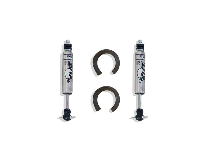 2002-2024 RAM 1500 (5-LUG) (ALL ENGINES) 2WD 2" FRONT COIL SPACERS W/ FOX SHOCKS