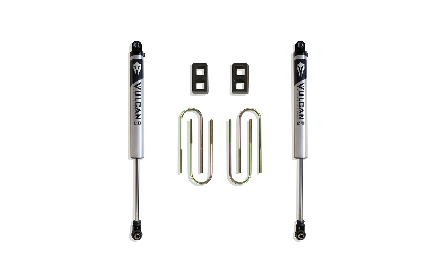 2002-2008 RAM 1500 (5-LUG) 2WD 2" REAR LIFT BOX KIT W/ VULCAN IFP SHOCKS