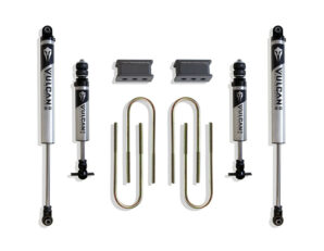 2003-2008 RAM 2500/3500 & 1500 MEGA CAB 2.5" REAR LIFT BOX KIT (4.125" X 13.5" U-BOLTS) (VULCAN IFP SHOCKS)