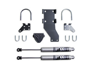 2017-2025 F-250/F-350 4WD DUAL STEERING STABILIZER KIT W/ FOX STABILIZERS