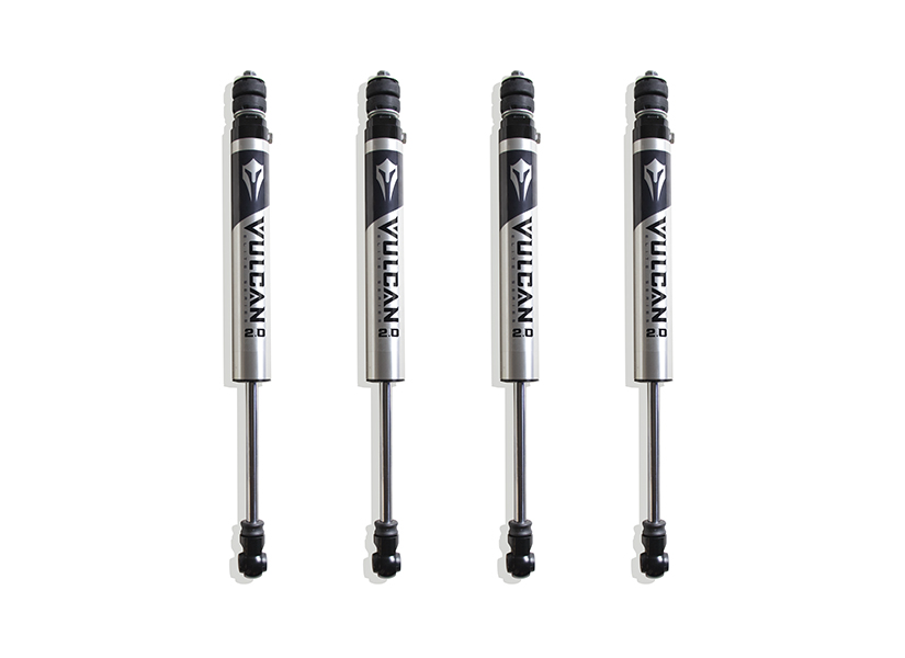 2014-2026 RAM 2500 4WD F&R VULCAN SERIES IFP SHOCKS - 4" LIFT HEIGHT (W/O FACTORY REAR AIR RIDE)