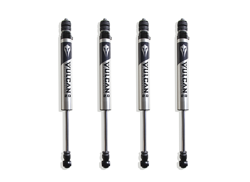 2014-2024 RAM 2500 4WD F&R VULCAN SERIES IFP SHOCKS - 6" LIFT HEIGHT (FACTORY REAR AIR RIDE)