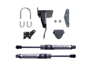 2014-2025 RAM 2500/3500 4WD DUAL STEERING STABILIZER KIT W/ VULCAN 2.0 SERIES STABILIZER SHOCKS