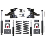 1988-1998 SILVERADO/SIERRA 1500 2WD 4"/6" LOWERING KIT (V6, HD ROTORS)