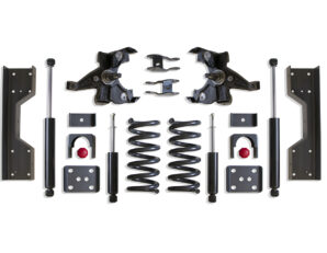 1988-1998 SILVERADO/SIERRA 1500 2WD 4"/6" LOWERING KIT (V8, HD ROTORS)