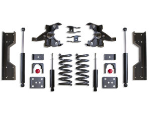 1988-1998 SILVERADO/SIERRA 1500 2WD 4"/6" LOWERING KIT (V6, LD ROTORS)