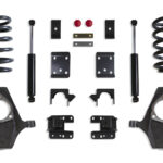2007-2013 SILVERADO/SIERRA 1500 2WD/4WD 4"/6" LOWERING KIT (COILS/SPINDLES, EXT/CREW CAB) (CAST STEEL ARMS)