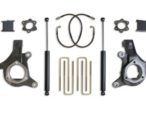 2007-2016 SILVERADO/SIERRA 1500 2WD 6" LIFT KIT (MAX TRAC SHOCKS) (CAST STEEL ARMS)