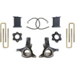 2007-2016 SILVERADO/SIERRA 1500 2WD 7.5" LIFT KIT (MAX TRAC SHOCKS) (CAST STEEL ARMS)