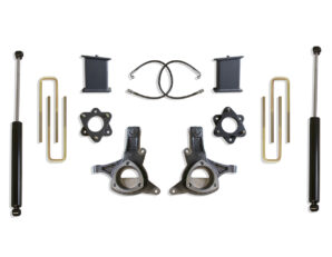 2007-2016 SILVERADO/SIERRA 1500 2WD 7.5" LIFT KIT (MAX TRAC SHOCKS) (CAST STEEL ARMS)