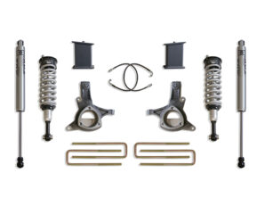 2007-2016 SILVERADO/SIERRA 1500 2WD 7" LIFT KIT (FOX SHOCKS) (CAST STEEL ARMS)