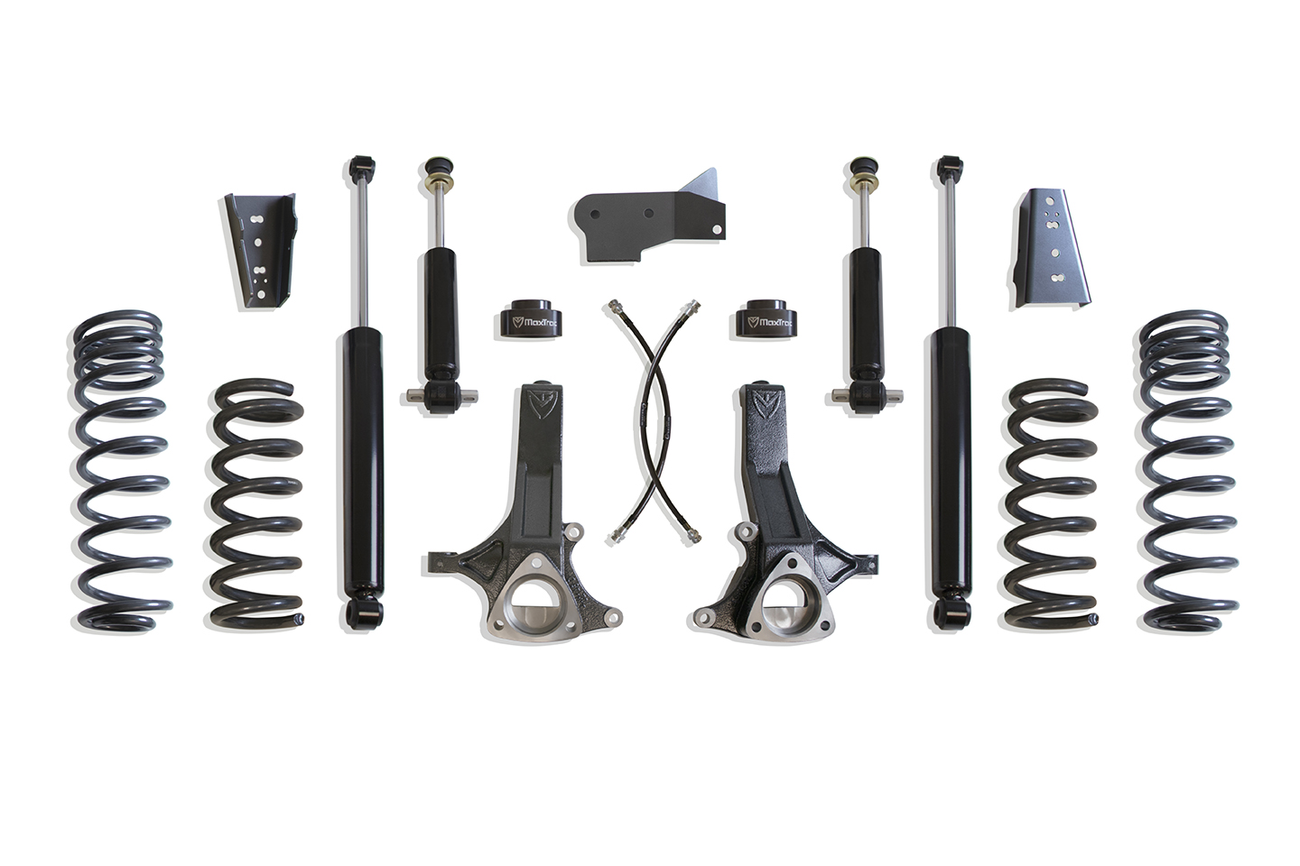 2009-2024 RAM 1500 (5-LUG) 2WD 6.5" LIFT KIT (MAX TRAC SHOCKS, ECODIESEL)