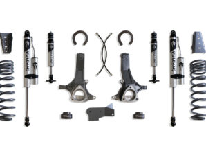 2009-2024 RAM 1500 (5-LUG) 2WD 6.5" LIFT KIT (VULCAN IFP FRONT/VULCAN RESERVOIR SHOCKS REAR) (V6)