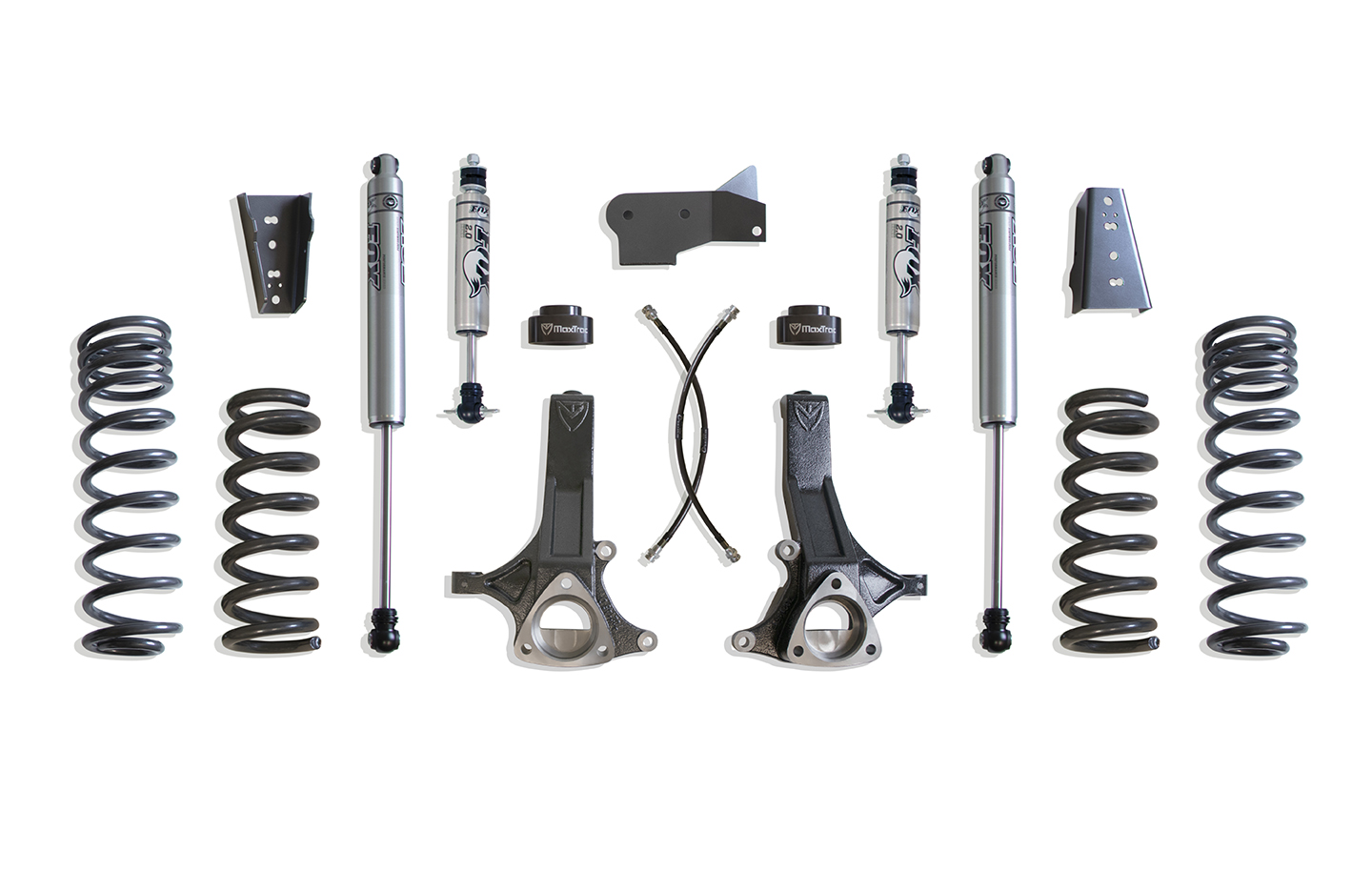 2009-2024 RAM 1500 (5-LUG) 2WD 7" LIFT KIT (FOX SHOCKS, 4.7L)