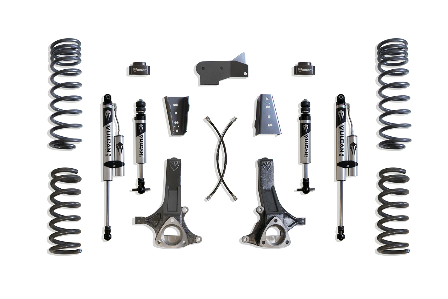 2009-2024 RAM 1500 (5-LUG) 2WD 7" LIFT KIT (VULCAN IFP FRONT/VULCAN RESERVOIR SHOCKS REAR) (5.7L)