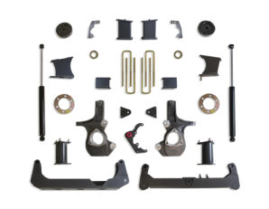 2014-2018 SILVERADO/SIERRA 1500 2WD/4WD 7" CROSSMEMBER LIFT KIT (STAMPED STEEL OR ALUMINUM ARMS)