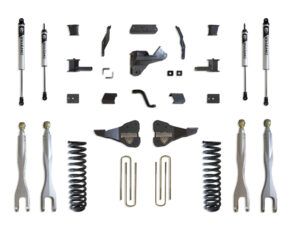 2017-2022 F-250/F-350 4WD DIESEL 4" LIFT KIT W/ 4-LINKS (VULCAN SHOCKS)