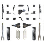 2017-2022 F-250/F-350 4WD DIESEL 4" LIFT KIT W/ 4-LINKS (VULCAN RESERVOIR SHOCKS)