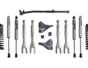 2023-2025 F-250/F-350 4WD DIESEL 2.5" COIL SPRING LEVELING KIT W/ 4-LINKS (FOX SHOCKS)