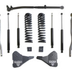 2023-2026 F-250/F-350 4WD DIESEL 2.5" COIL SPRING LEVELING KIT W/ 4-LINKS (MAX TRAC SHOCKS)