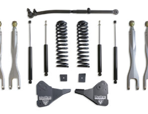 2023-2025 F-250/F-350 4WD DIESEL 2.5" COIL SPRING LEVELING KIT W/ 4-LINKS (MAX TRAC SHOCKS)