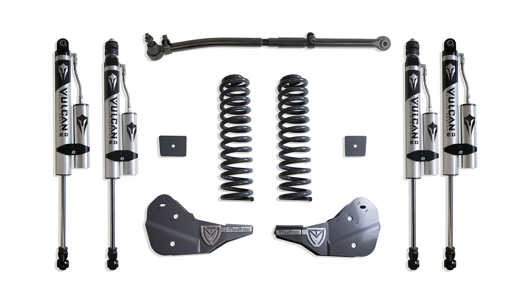 2023-2025 F-250/F-350 4WD DIESEL 2.5" COIL SPRING LEVELING KIT KIT (VULCAN RESERVOIR SHOCKS)
