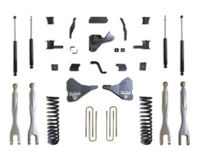 2023-2025 F-250/F-350 4WD DIESEL 4" LIFT KIT W/ 4-LINKS (MAX TRAC SHOCKS)