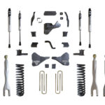 2023-2026 F-250/F-350 4WD DIESEL 4" LIFT KIT W/ 4-LINKS (VULCAN IFP SHOCKS)