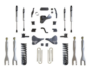 2023-2025 F-250/F-350 4WD DIESEL 4" LIFT KIT W/ 4-LINKS (VULCAN IFP SHOCKS)