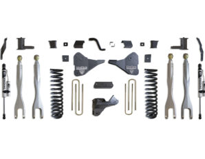 2023-2025 F-250/F-350 4WD DIESEL 6" LIFT KIT W/ 4-LINKS (VULCAN RESERVOIR SHOCKS)
