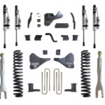 2023-2026 F-250/F-350 4WD DIESEL 8" LIFT KIT W/ 4-LINKS (VULCAN RESERVOIR SHOCKS)