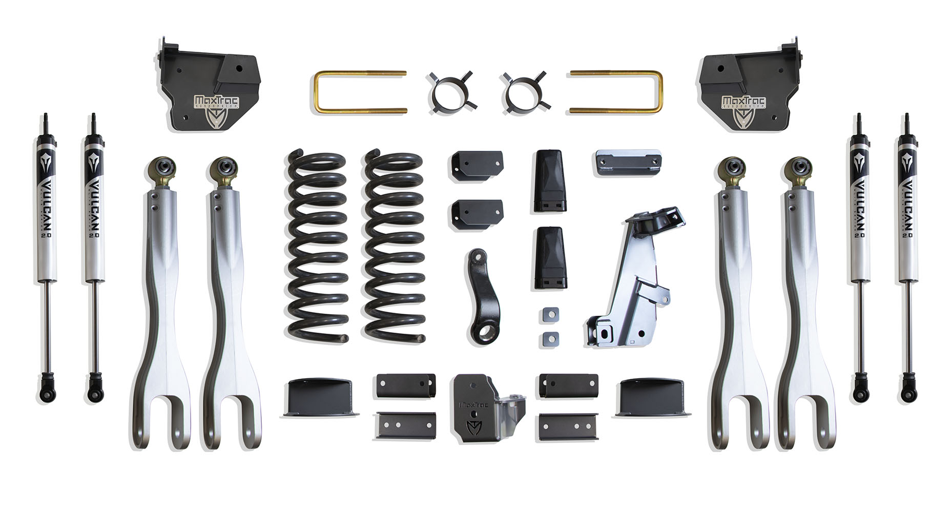 2014-2018 RAM 2500 4WD DIESEL 6" LIFT KIT W/ 4-LINKS (VULCAN SHOCKS) (FACTORY REAR AIR RIDE)