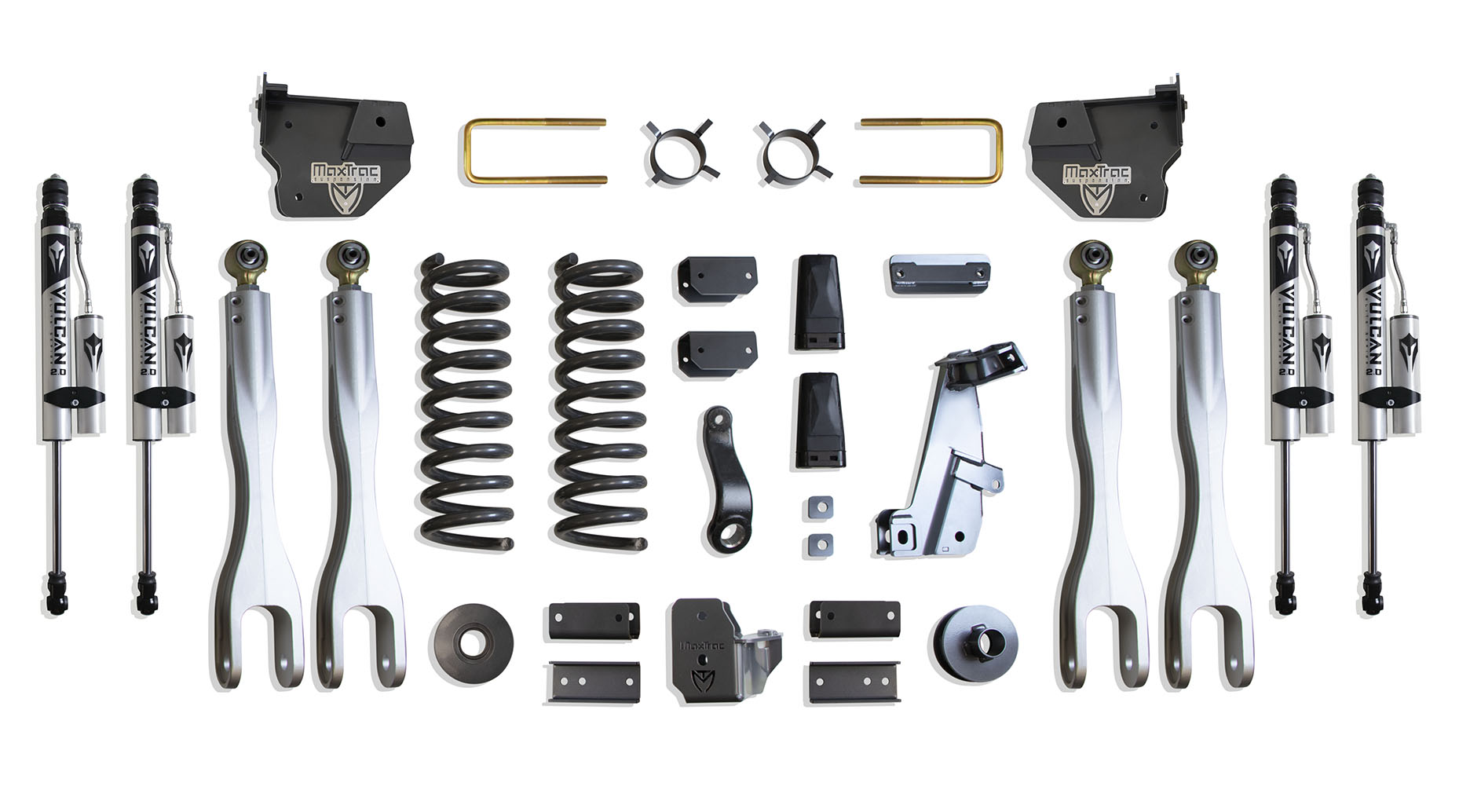 2014-2018 RAM 2500 4WD DIESEL 6" LIFT KIT W/ 4-LINKS (VULCAN RESERVOIR SHOCKS)