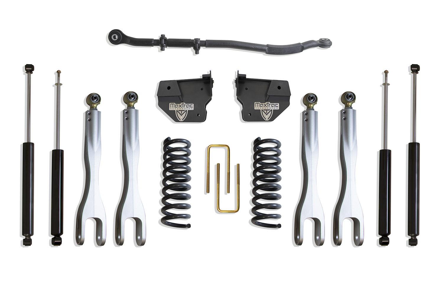 2013-2024 RAM 3500 4WD DIESEL 2.5" LIFT KIT W/ 4-LINKS (MAX TRAC SHOCKS)