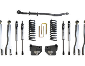 2013-2024 RAM 3500 4WD DIESEL 2.5" LIFT KIT W/ 4-LINKS (VULCAN SHOCKS)
