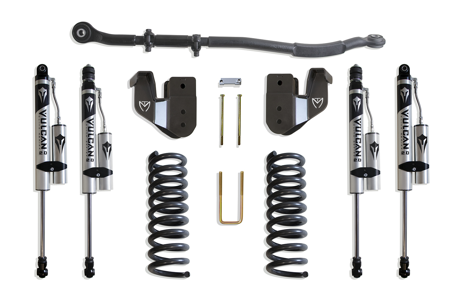 2013-2024 RAM 3500 4WD DIESEL 2.5" LIFT KIT (VULCAN RESERVOIR SHOCKS)