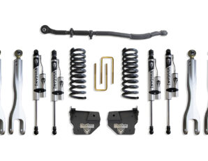 2013-2024 RAM 3500 4WD DIESEL 2.5" LIFT KIT W/ 4-LINKS (VULCAN RESERVOIR SHOCKS)