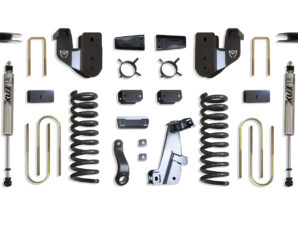 2013-2018 RAM 3500 4WD DIESEL 4" LIFT KIT (FOX SHOCKS) (FACTORY REAR AIR RIDE)