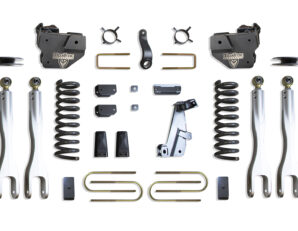2013-2018 RAM 3500 4WD DIESEL 4" LIFT KIT W/ 4-LINKS (MAX TRAC SHOCKS) (FACTORY REAR AIR RIDE)