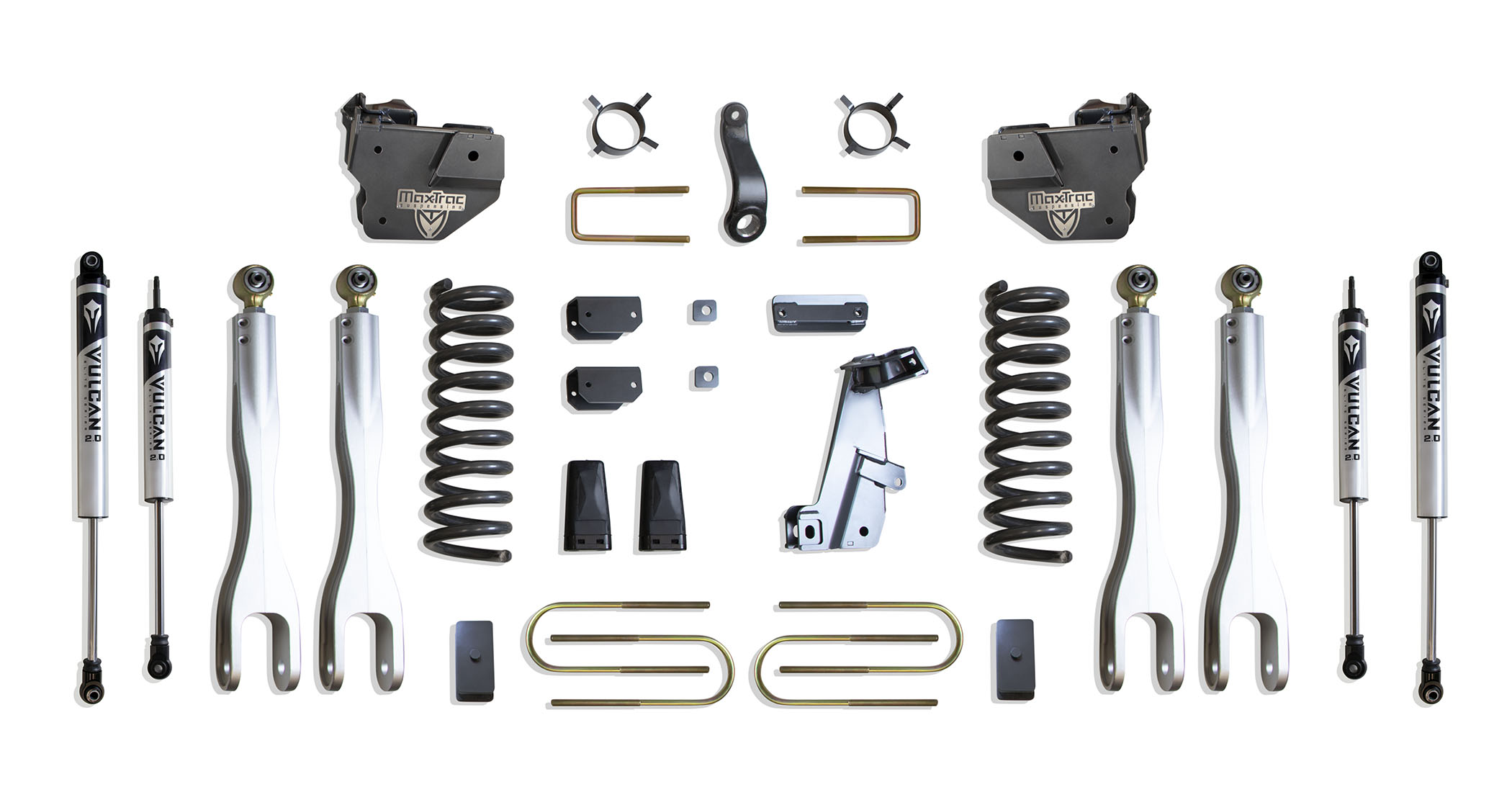 2013-2018 RAM 3500 4WD DIESEL 4" LIFT KIT W/ 4-LINKS (VULCAN SHOCKS)