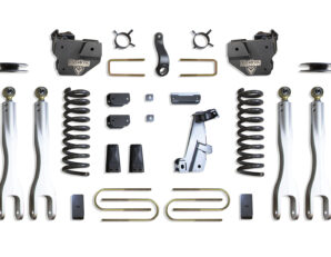 2013-2018 RAM 3500 4WD DIESEL 4" LIFT KIT W/ 4-LINKS (VULCAN RESERVOIR SHOCKS) (FACTORY REAR AIR RIDE)
