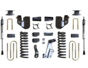2013-2018 RAM 3500 4WD DIESEL 6" LIFT KIT (VULCAN SHOCKS) (FACTORY REAR AIR RIDE)