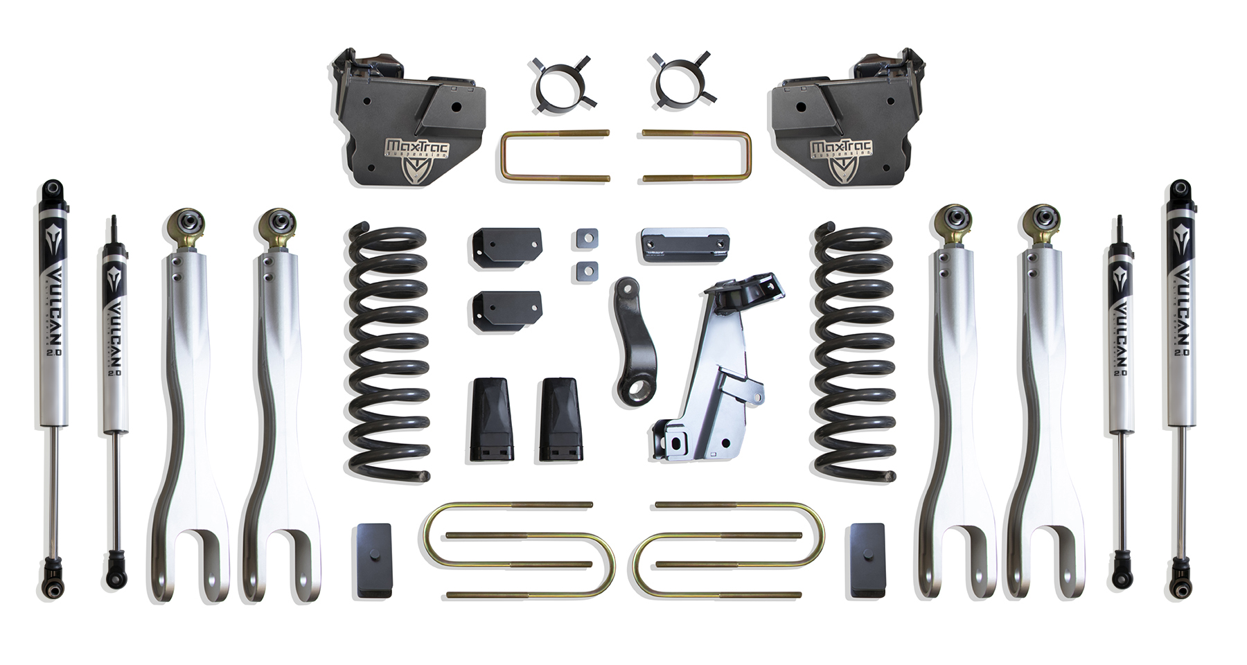 2013-2018 RAM 3500 4WD DIESEL 6" LIFT KIT W/ 4-LINKS (VULCAN SHOCKS)