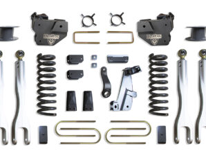 2013-2018 RAM 3500 4WD DIESEL 6" LIFT KIT W/ 4-LINKS (VULCAN SHOCKS) (FACTORY REAR AIR RIDE)